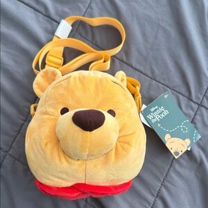 Disney Winnie the Pooh stuffed animal crossbody bag purse NEW